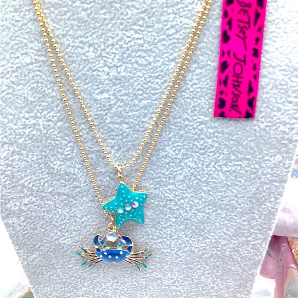 Betsey Johnson Sea-life Layered Necklace - Picture 1 of 2